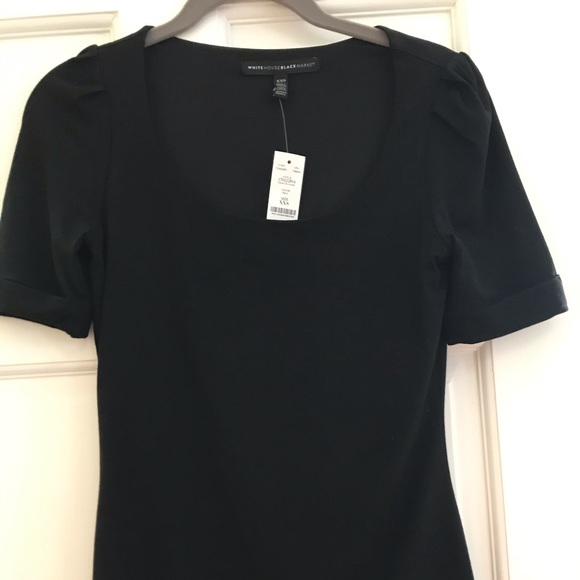 ❤️‍🔥NWT WHITE HOUSE BLACK MARKET BLACK TOP - Picture 2 of 5